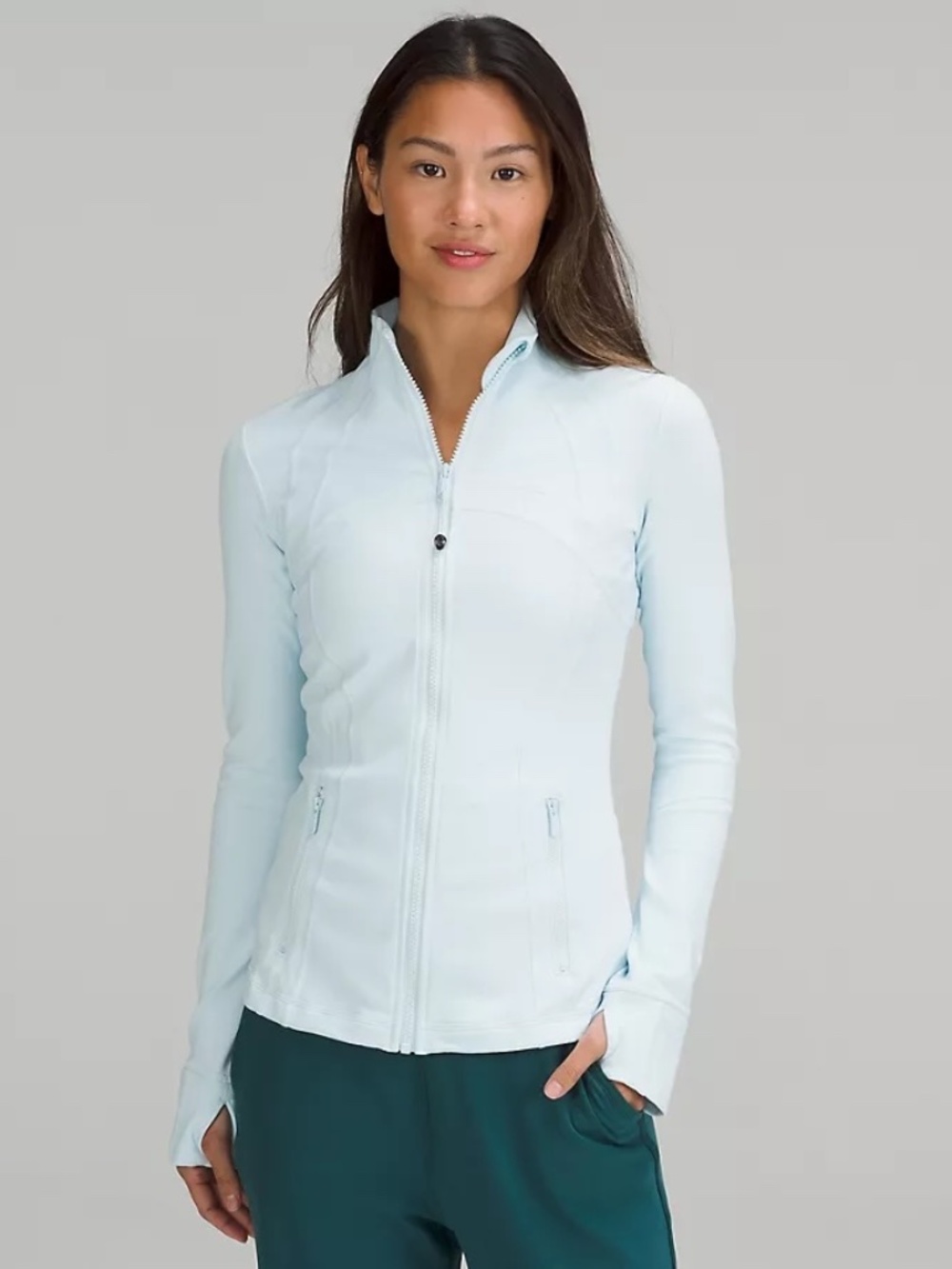 Lululemon Define Jacket *Luon Size 12 Powder Blue